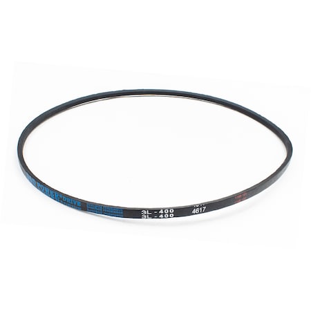 D&D 3L400 FHP V-Belt, 40 in Outside Length, 3/8 in Top Width, 7/32 in Thickness, 1 Ribs 3L400